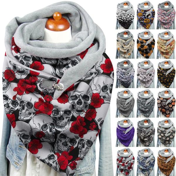 scarves fashion winter women scarf halloween printing button soft wrap casual warm shawls cashmere, Blue;gray
scarves fashion winter women scarf halloween printing button soft wrap casual warm shawls cashmere, Blue;gray