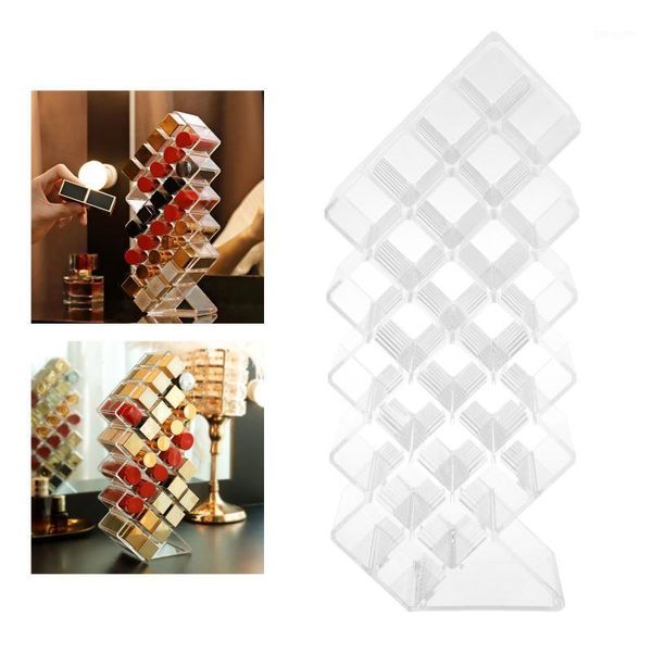 lattice acrylic transparent makeup display rack lipstick stand cosmetic organizer box eyebrow tools & stencils1
lattice acrylic transparent makeup display rack lipstick stand cosmetic organizer box eyebrow tools & stencils1