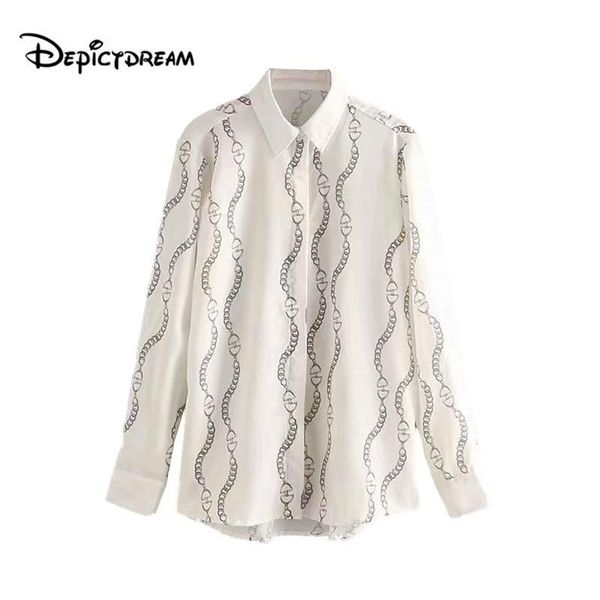 women's blouses & shirts 2021 women elegant chain pattern blouse long sleeve turn down collar shirt female office wear white casual bl
women's blouses & shirts 2021 women elegant chain pattern blouse long sleeve turn down collar shirt female office wear white casual bl