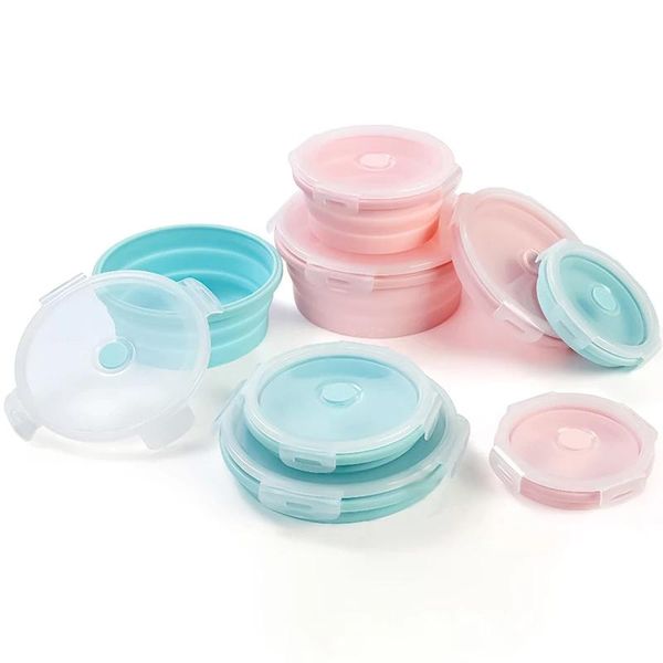 silicone collapsible portable lunchbox storage container microwave oven bowl round folding bento box eco-friendly lunch dinnerware sets
silicone collapsible portable lunchbox storage container microwave oven bowl round folding bento box eco-friendly lunch dinnerware sets