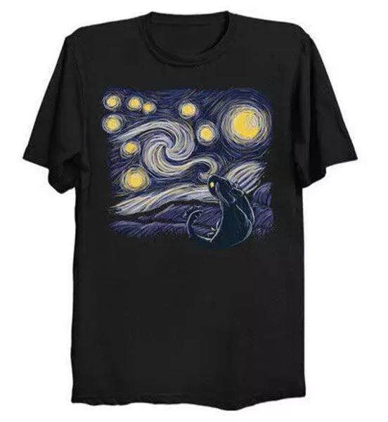 r1 starry night fury toothless how to train your dragon van gogh art black tshir, White;black
r1 starry night fury toothless how to train your dragon van gogh art black tshir, White;black