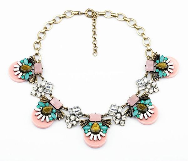 pendant necklaces lovely girls birthday party shiny gold color colorful flower dress for women gifts accessories, Silver
pendant necklaces lovely girls birthday party shiny gold color colorful flower dress for women gifts accessories, Silver