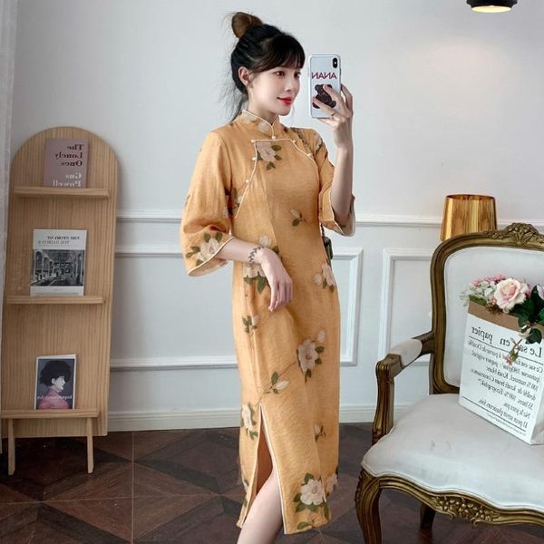 ethnic clothing ancient ways employed in large size dresses 2021 summer improved daily can wear the wind erosion bone cheongsam woman, Red
ethnic clothing ancient ways employed in large size dresses 2021 summer improved daily can wear the wind erosion bone cheongsam woman, Red