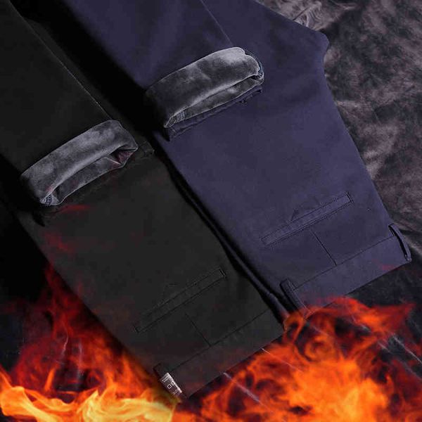 shan bao 98% thick cotton comfortable and warm fit straight-line pants fashion winter pure, Black
shan bao 98% thick cotton comfortable and warm fit straight-line pants fashion winter pure, Black