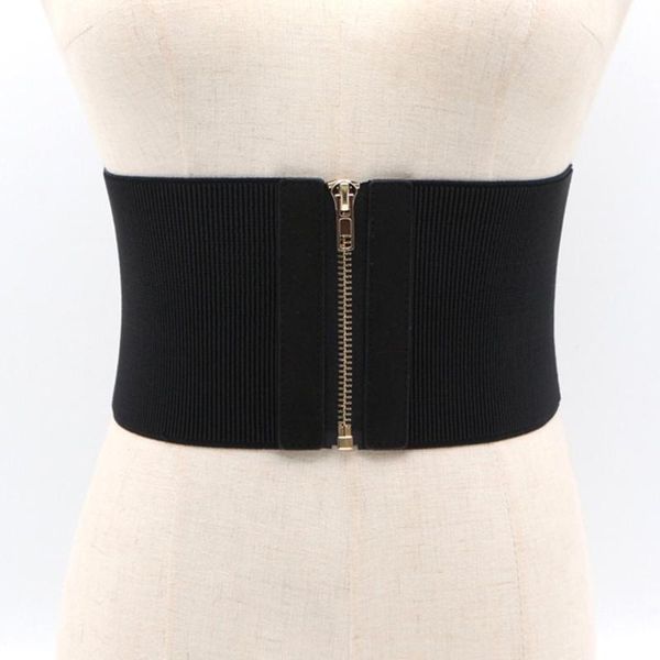 belts women elastic waist belt accessories stretch wide zipper corset cummerbund waistband dress adornment for strap, Black;brown
belts women elastic waist belt accessories stretch wide zipper corset cummerbund waistband dress adornment for strap, Black;brown
