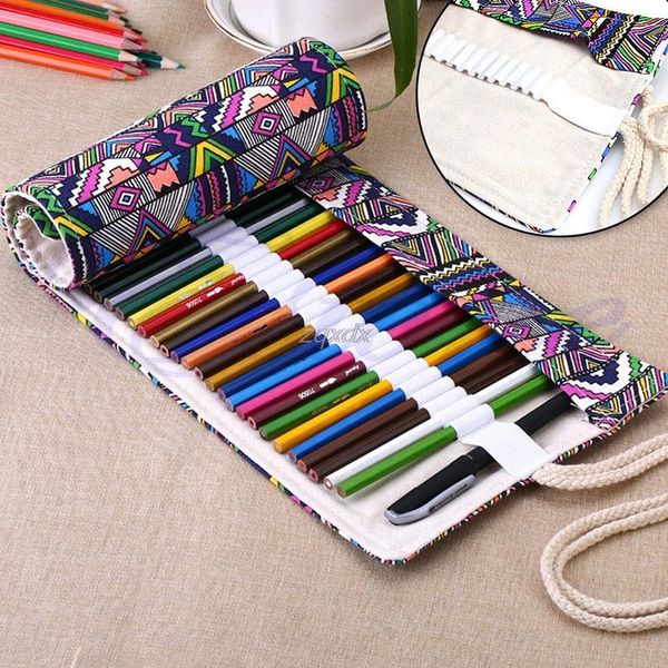 36/48/72 holes canvas wrap roll up pencil pen bag holder case storage pouch whosale&dropship bags
36/48/72 holes canvas wrap roll up pencil pen bag holder case storage pouch whosale&dropship bags