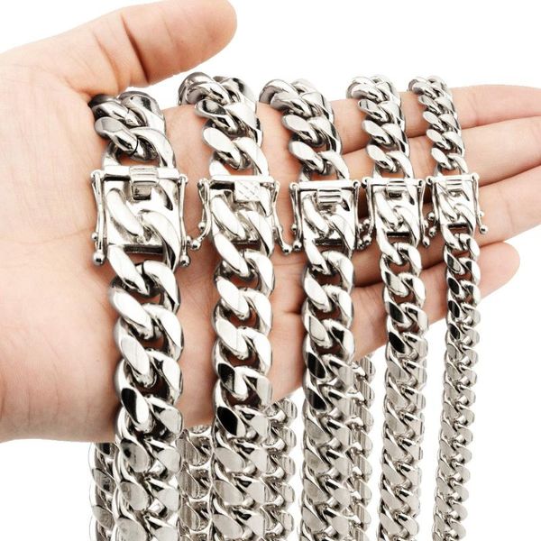 chains curb cuban mens necklace miami chain silver colour plated stainless steel necklaces for men fashion jewelry 8/10/12/14/16/18mm
chains curb cuban mens necklace miami chain silver colour plated stainless steel necklaces for men fashion jewelry 8/10/12/14/16/18mm
