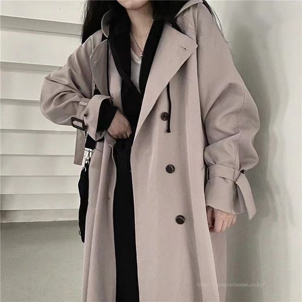 women's jackets woman windbreaker coat black retro british style spring medium long korean preppy fashion loose women oversize pdn, Black;brown
women's jackets woman windbreaker coat black retro british style spring medium long korean preppy fashion loose women oversize pdn, Black;brown