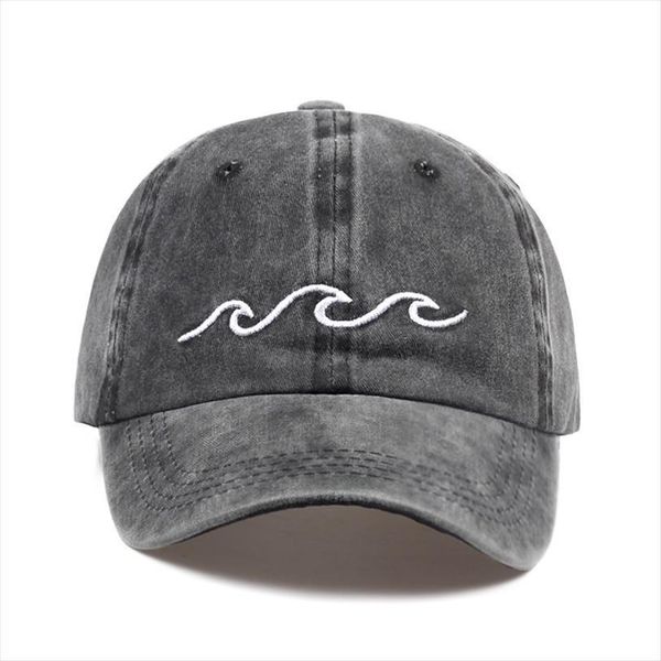 sea wave embroidery baseball cap cotton adjustable fashion hat women men outdoor casual caps, Blue;gray
sea wave embroidery baseball cap cotton adjustable fashion hat women men outdoor casual caps, Blue;gray