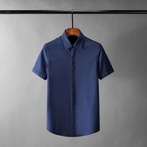 men's casual shirts summer mens luxury short sleeve solid color male plus size 4xl fashion slim fit, White;black
men's casual shirts summer mens luxury short sleeve solid color male plus size 4xl fashion slim fit, White;black