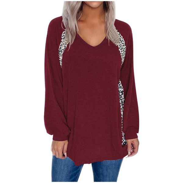 women's blouses & shirts fashion leopard print blouse stitching v-neck pullover casual long-sleeved shirt autumn female clouthes blusa, White
women's blouses & shirts fashion leopard print blouse stitching v-neck pullover casual long-sleeved shirt autumn female clouthes blusa, White