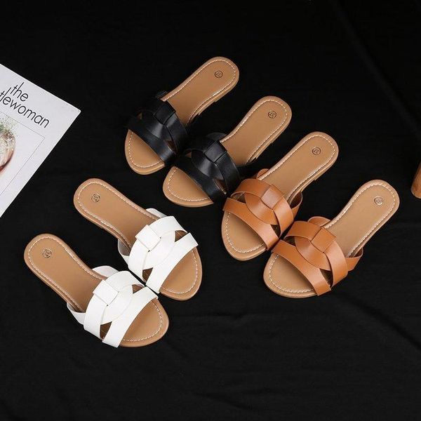 summer women shoes brown transparent cross strap flat with female slippers waterproof good quality ladies, Black
summer women shoes brown transparent cross strap flat with female slippers waterproof good quality ladies, Black