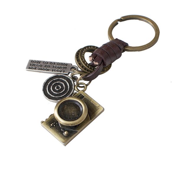 key chain 30 piece mail men's leather alloy digital camera model pendant backpack personalized product, Silver
key chain 30 piece mail men's leather alloy digital camera model pendant backpack personalized product, Silver
