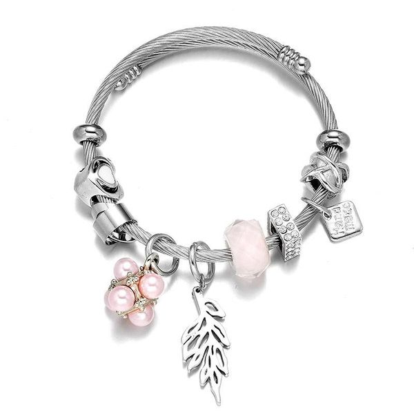 brand fashion design trend leaf pendant stainless steel bracelet colored titanium bracelets for women bangle, Black
brand fashion design trend leaf pendant stainless steel bracelet colored titanium bracelets for women bangle, Black