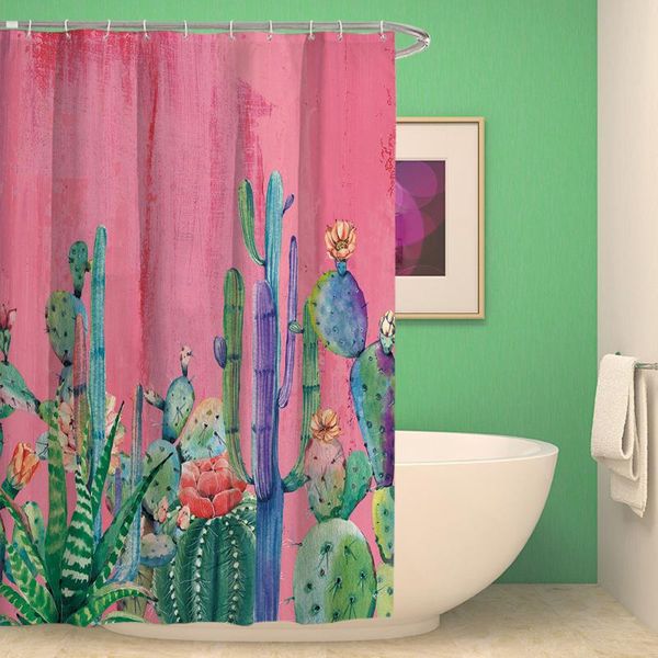 shower curtains cactus flower green plant curtain waterproof mildewproof bathroom polyester thickened products with hook
shower curtains cactus flower green plant curtain waterproof mildewproof bathroom polyester thickened products with hook