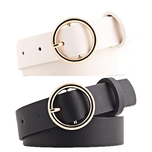 belts women's belt round waist buckle alloy casual fashion imitation leather 105cm, Black;brown
belts women's belt round waist buckle alloy casual fashion imitation leather 105cm, Black;brown