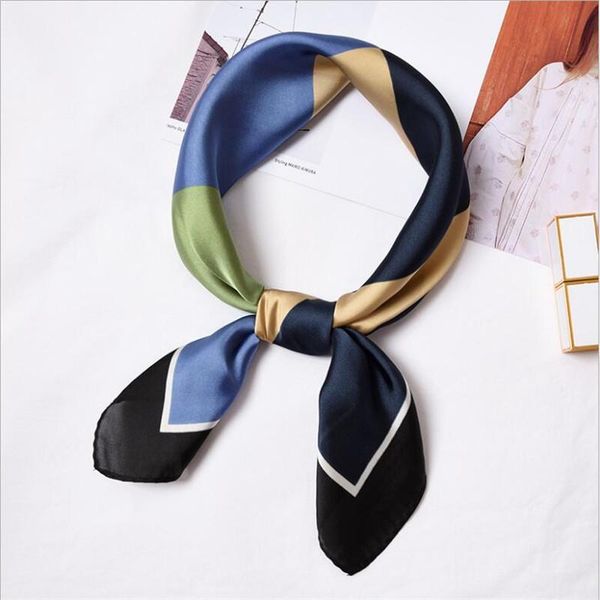 scarves 60cm geometric blue patchwork plaid women twill silk scarf print small square hijab headband neck tie, Blue;gray
scarves 60cm geometric blue patchwork plaid women twill silk scarf print small square hijab headband neck tie, Blue;gray