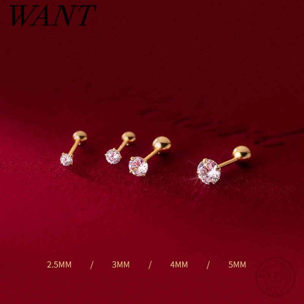 wantme 925 sterling silver luxury round zircon simple bead stud earrings for women fashion body piercing jewelry accessories, Golden
wantme 925 sterling silver luxury round zircon simple bead stud earrings for women fashion body piercing jewelry accessories, Golden