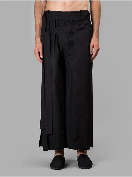 pants cg multi-layer deconstruction design nine-point men's trousers skirt and loose large size dark, Black
pants cg multi-layer deconstruction design nine-point men's trousers skirt and loose large size dark, Black