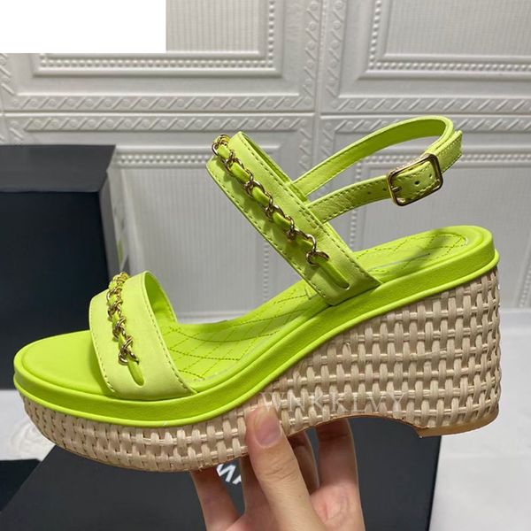 sandals women catwalk solid color metal chain platform wedge high heel shoes holiday beach ankle strap sandalias 2021 6uco, Black
sandals women catwalk solid color metal chain platform wedge high heel shoes holiday beach ankle strap sandalias 2021 6uco, Black