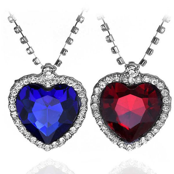fashion 20pcs/lot titanic heart of the sea necklace for women blue red romantic chain pendant necklaces fashion wedding jewelry x0707, Silver
fashion 20pcs/lot titanic heart of the sea necklace for women blue red romantic chain pendant necklaces fashion wedding jewelry x0707, Silver