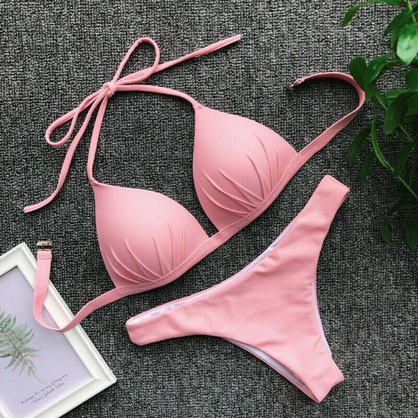 women's swimwear women swimsuit fashion bandage push-up padded bra bikini set bathing suit biquini solid color, White;black
women's swimwear women swimsuit fashion bandage push-up padded bra bikini set bathing suit biquini solid color, White;black