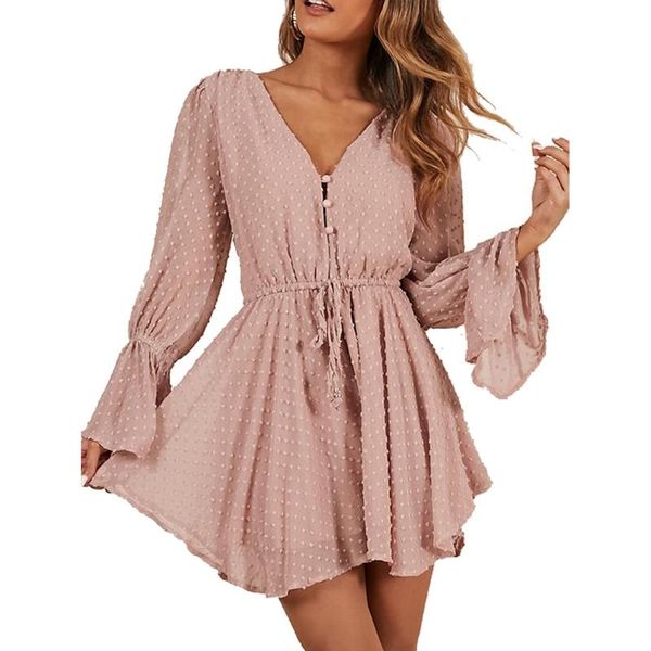 women's jumpsuits & rompers summer v neck women jumpsuit romper flare long sleeve pink overalls button drawstring short playsuit casual, Black;white
women's jumpsuits & rompers summer v neck women jumpsuit romper flare long sleeve pink overalls button drawstring short playsuit casual, Black;white
