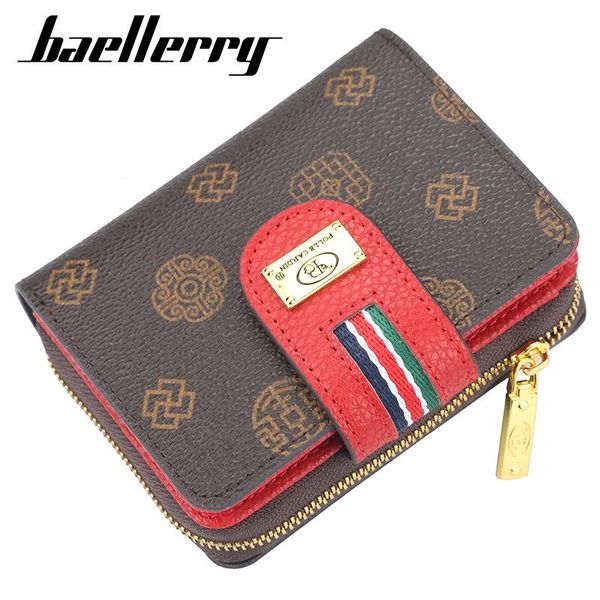 wallets baellerry leather women purse pocket ladies clutch zipper wallet 5 color small femme, Red;black
wallets baellerry leather women purse pocket ladies clutch zipper wallet 5 color small femme, Red;black