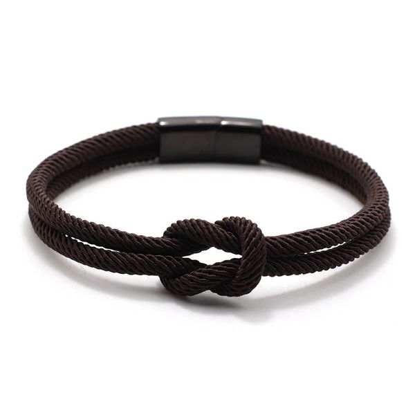 beaded, strands unique milan rope bracelet's men female 100% stainless steel braclet double lucky chinese knot braslet valentine's, Black
beaded, strands unique milan rope bracelet's men female 100% stainless steel braclet double lucky chinese knot braslet valentine's, Black