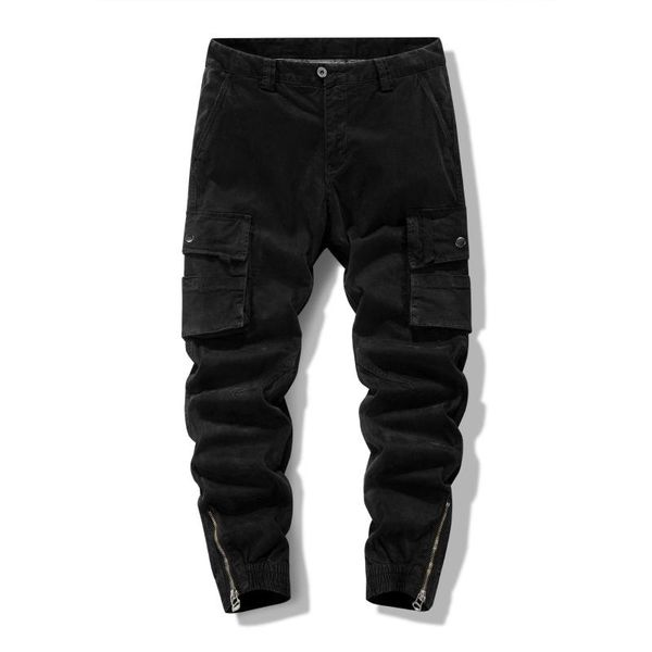 men's pants elastic nine point overalls spring and autumn multi pocket solid color zipper trouser leg small casual, Black
men's pants elastic nine point overalls spring and autumn multi pocket solid color zipper trouser leg small casual, Black