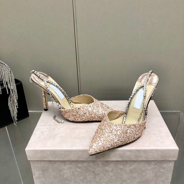 2022 spring and summer most new style luxury women shoe high heel pointed crystal chain sandals fashion breathable comfortable shoe woman si, Black
2022 spring and summer most new style luxury women shoe high heel pointed crystal chain sandals fashion breathable comfortable shoe woman si, Black