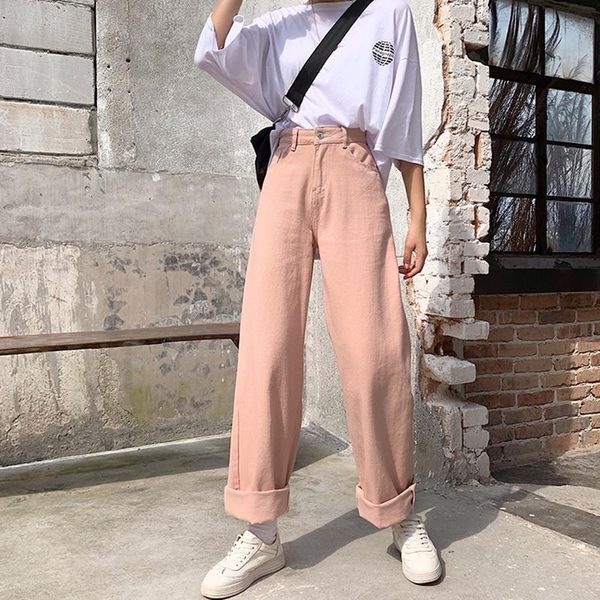 women's jeans 2021 spring cotton y2k streetwear high waist denim trouser simplicity classic e girl straight pants for women, Blue
women's jeans 2021 spring cotton y2k streetwear high waist denim trouser simplicity classic e girl straight pants for women, Blue