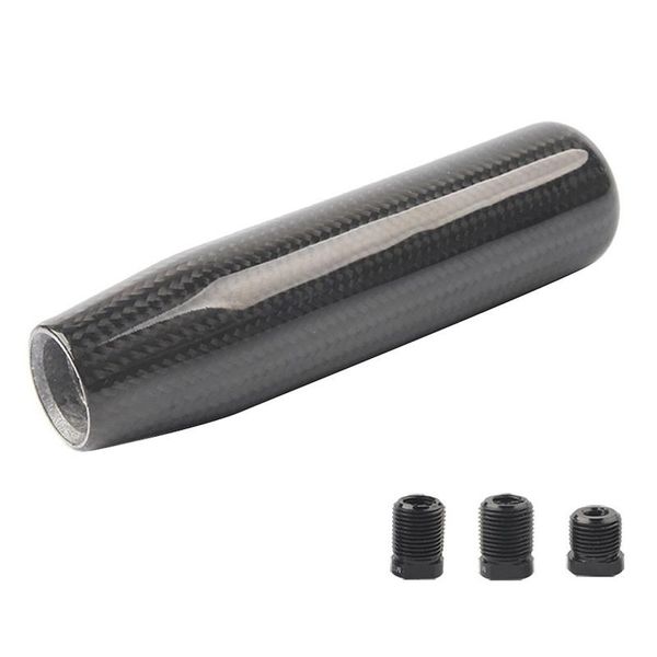 carbon fiber gear shift lever knob manual stick shifter with adapter black for universal car
carbon fiber gear shift lever knob manual stick shifter with adapter black for universal car