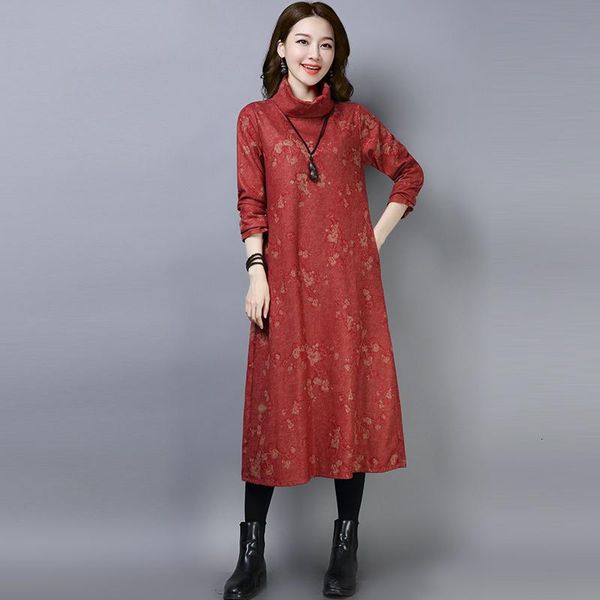 casual dresses #0871 autumn cotton loose women plus size printed dress ladies long-sleeve clothing female retro long, Black;gray
casual dresses #0871 autumn cotton loose women plus size printed dress ladies long-sleeve clothing female retro long, Black;gray