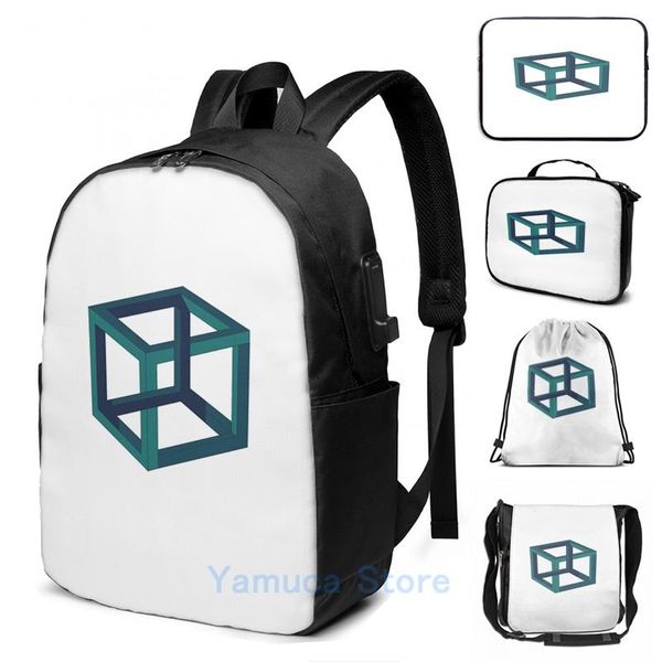 backpack funny graphic print impossible cube mauritus cornelis usb charge men school bags women bag travel laptop
backpack funny graphic print impossible cube mauritus cornelis usb charge men school bags women bag travel laptop