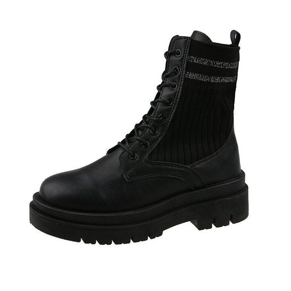 boots black pu leather ankle women's autumn and winter round head lace up shoes fashion motorcycle platform botas 35-40
boots black pu leather ankle women's autumn and winter round head lace up shoes fashion motorcycle platform botas 35-40