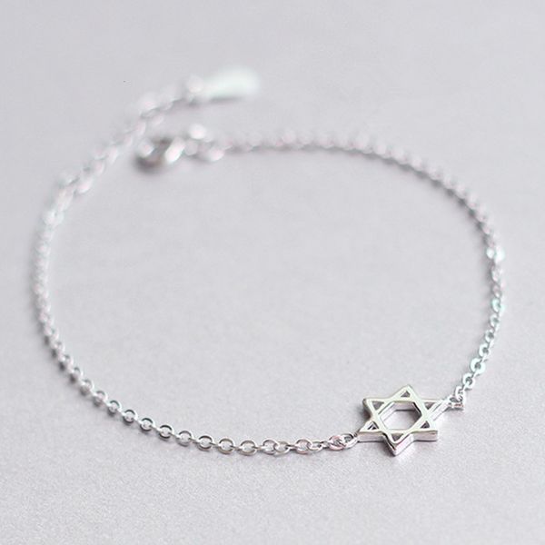 s925 korea east gate six star bracelet anklet girl small silver jewelry, Red;blue
s925 korea east gate six star bracelet anklet girl small silver jewelry, Red;blue