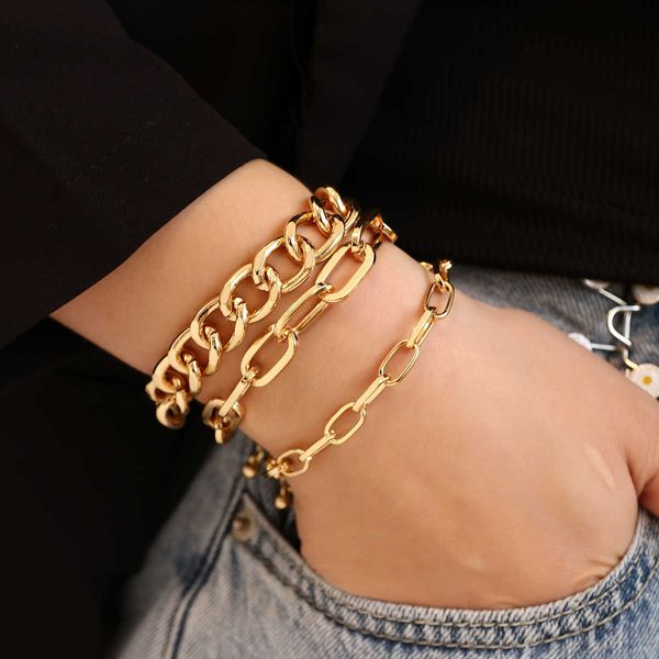 aensoa women's and men's buckle bracelets, steampunk, single buckle, chain, thick couple jewelry, friends, Golden;silver
aensoa women's and men's buckle bracelets, steampunk, single buckle, chain, thick couple jewelry, friends, Golden;silver