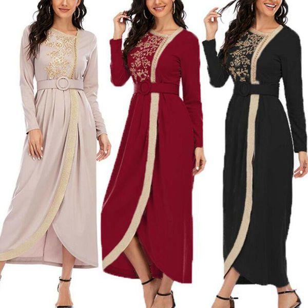 ethnic clothing womens abaya dubai ladies muslim maxi dress kaftan long sleeve floral print belted dresses abayas for women, Red
ethnic clothing womens abaya dubai ladies muslim maxi dress kaftan long sleeve floral print belted dresses abayas for women, Red