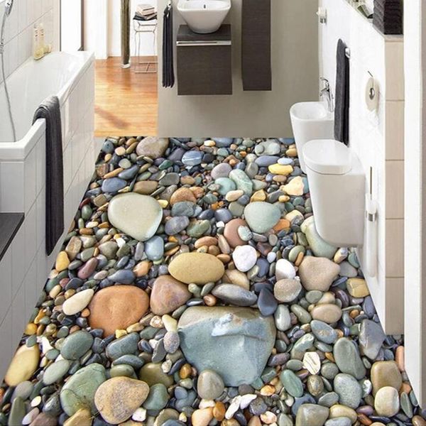 custom po 3d pvc waterproof self adhesive floor sticker wallpaper stone pebbles living room bathroom tiles decoration wallpapers 
custom po 3d pvc waterproof self adhesive floor sticker wallpaper stone pebbles living room bathroom tiles decoration wallpapers