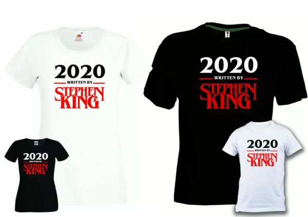 t-shirt written by stephen king 2020 ladies black white cotton man gift idea, White;black
t-shirt written by stephen king 2020 ladies black white cotton man gift idea, White;black