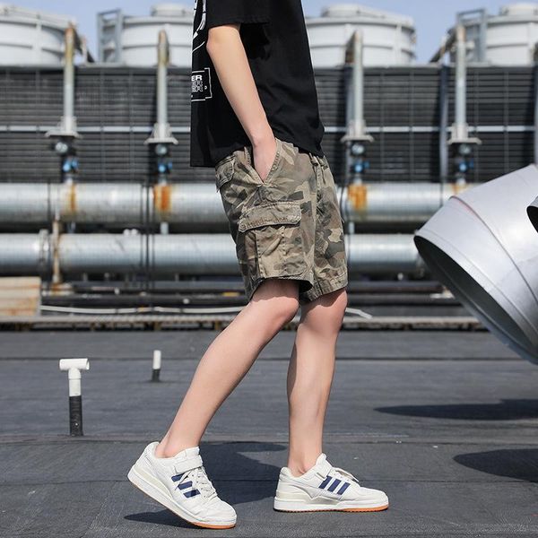 men's summer shorts multi-pockets casual pants outdoor camouflage short loose plus size overalls, White;black
men's summer shorts multi-pockets casual pants outdoor camouflage short loose plus size overalls, White;black