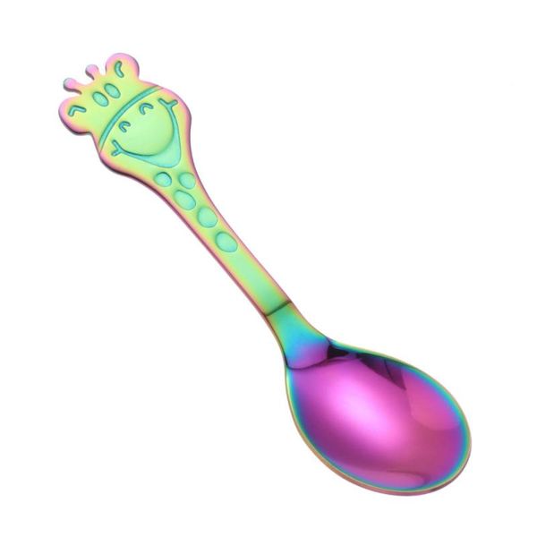 spoons baby cartoon giraffe stainless steel spoon polished soup dinner tableware (golden)
spoons baby cartoon giraffe stainless steel spoon polished soup dinner tableware (golden)