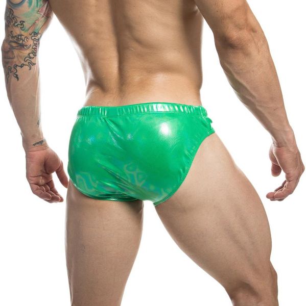 one-piece suits swimwear mens swimming briefs underwear metallic shiny low waist faux leather panties swimsuit removable padded front underp
one-piece suits swimwear mens swimming briefs underwear metallic shiny low waist faux leather panties swimsuit removable padded front underp