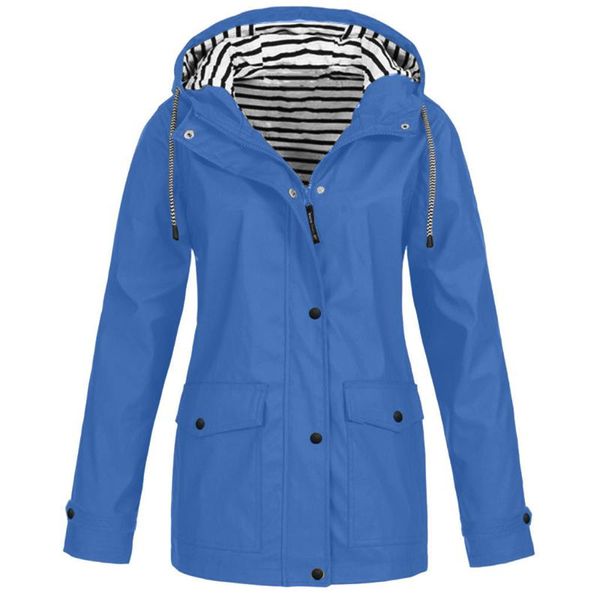 women's jackets women solid rain jacket coat outdoor plus size waterproof hooded raincoat windproof camping traveling outwear female zi, Black;brown
women's jackets women solid rain jacket coat outdoor plus size waterproof hooded raincoat windproof camping traveling outwear female zi, Black;brown