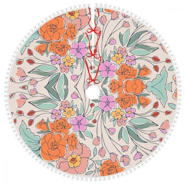 christmas decorations begonias repeat pattern tree skirt with pom trim holiday party
christmas decorations begonias repeat pattern tree skirt with pom trim holiday party