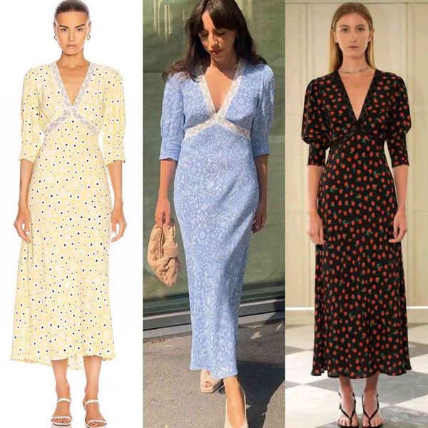 casual dresses women 100% viscose daisy print midi dress lace stitching v-neck slim holiday puff sleeve high waist ankle-length lo, Black;gray
casual dresses women 100% viscose daisy print midi dress lace stitching v-neck slim holiday puff sleeve high waist ankle-length lo, Black;gray