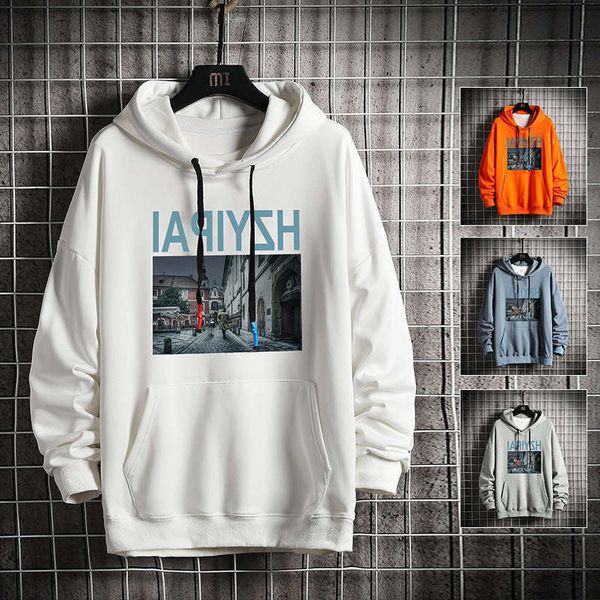 printed men's tracksuits letter sweater spring and autumn hooded handsome clothes sports casual men, Gray
printed men's tracksuits letter sweater spring and autumn hooded handsome clothes sports casual men, Gray