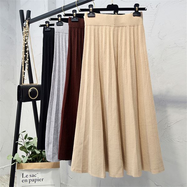 casual dresses autumn winter thick long knitted skirt high waist cotton pleated a-line mid calf solid knit skirts gray coffee kqxg, Black;gray
casual dresses autumn winter thick long knitted skirt high waist cotton pleated a-line mid calf solid knit skirts gray coffee kqxg, Black;gray
