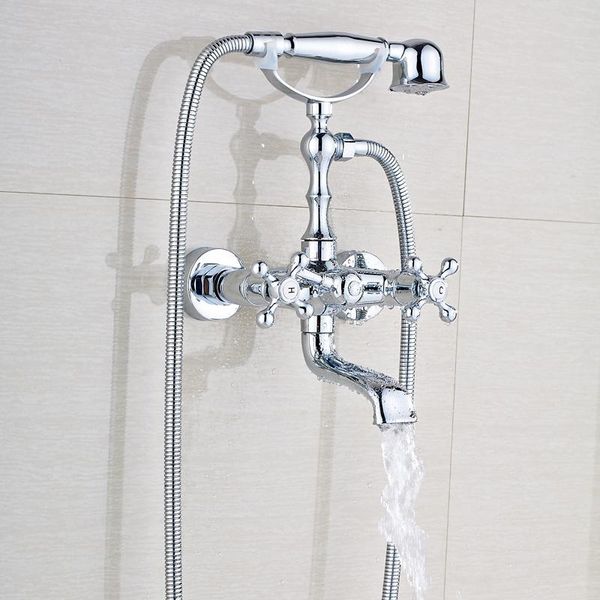wall mounted brass bathtub faucet polished chrome dual handles swivel spout bath tub mixer tap with hand shower sprayer bathroom sets
wall mounted brass bathtub faucet polished chrome dual handles swivel spout bath tub mixer tap with hand shower sprayer bathroom sets